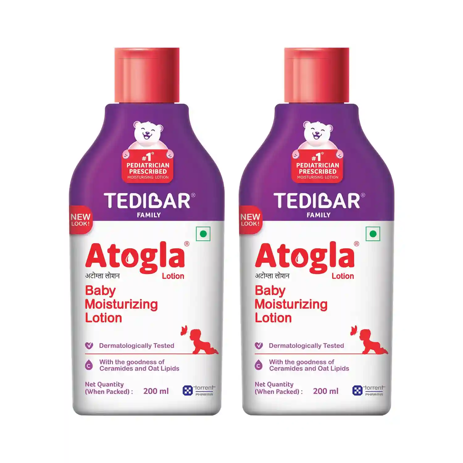 Tedibad baby lotion pack of two